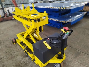 Plateforme élévatrice industrielle mobile en acier au carbone, table de travail à ciseaux pour le levage vertical, pour le chargement et le déchargement - Product Image 6