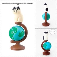 Ornement en résine style Zakka, figurine de chat japonais, cadeau de remise de diplôme, boîte mystère DIY faite à la main, décoration artisanale