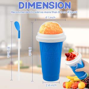 Vaso para Hacer Granizados, Vasos Mágicos para Hacer Bebidas Frías, Vasos para Hacer Jugos, Leche, Yogur, Helado, Portátiles para Niños, Amigos y Familia - Product Image 3
