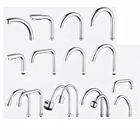 Tuyau coudé de sortie pour robinet de cuisine, filetage 23/25 mm avec écrou, tube d'extension coudé en S, pièces de réparation