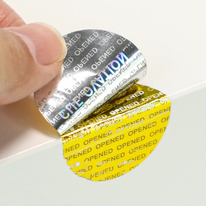 קריעה הוא תוויות לא חוקי אבטחה הולוגרפי אבטחה מותאם אישית מדבקה - Product Image 3