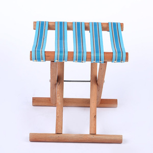 Folding <b>Stool</b> Solid Wood Oval Foldable Outdoor Garden Chair Minimalist Design 40 Large 35 <b>Small</b> Size Portable Household Use - Product Image 3