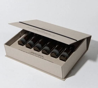 Boîte rigide en forme de livre avec insert intérieur pour l'emballage de parfums et de fragrances, vente en gros