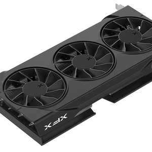 การ์ดจอ EU New XFX RX9060 16GB สีดำ/ขาว PCIe 5.0 VGA 9060XT GPU RX9060 สำหรับเล่นเกมบนพีซีตั้งโต๊ะ - Product Image 1