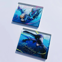 Briques acryliques transparentes personnalisées de 20 mm, dessins animés, artisanat en plastique, impression numérique UV personnalisée en couleur CMYK pour cadeaux d'anniversaire