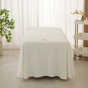 Spa vẻ đẹp tấm ga trải giường đầy đủ bìa với lỗ massage bảng tấm ga trải giường rắn Beauty Salon bedskirt - Product Image 4