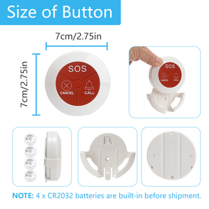 Wireless Nurse <strong>Call</strong> <strong>Button</strong> Kit Hospital Clinic Emergency Alarm Pager System Patient <strong>Call</strong> System - Product Image 6