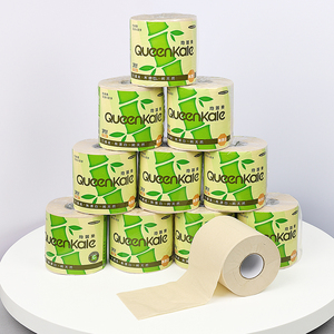 Papier toilette en bambou de nouvelle fabrication gaufré à trois couches en gros, rouleaux de papier toilette doux de haute qualité - Product Image 3