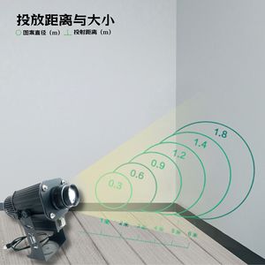 Led Logo Projection <b>Light</b> Yg Lld Waterproof Outdoor Storefront Advertising Stage Lighting Equipment - Product Image 2