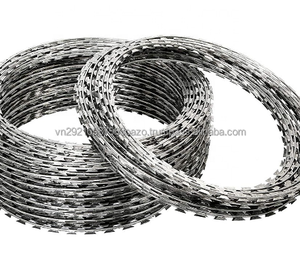 Alambre de púas BTO-12, alambre de unión de acero inoxidable galvanizado en caliente para seguridad agrícola y antiescalada - Product Image 2