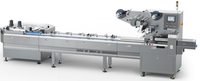 Machine d'emballage automatique pour bonbons, chewing-gums et comprimés, type Flow Pack
