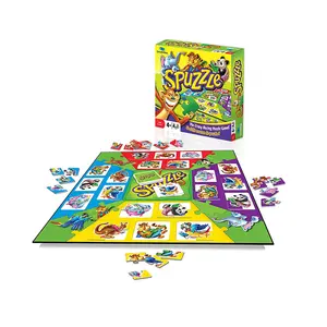 Großhandel freies einzelteile spiele-Großhandel OEM Puzzle Brettspiel für Kinder bunte Tier Puzzle Holz puzzle