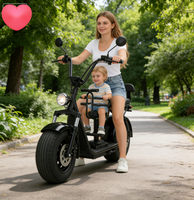 Siège enfant pour moto électrique et vélo électrique, siège de sécurité pour enfant, coque en acier, hauteur réglable, universel, pliable à l'avant, simple