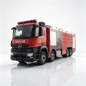 Camion-citerne à eau MERCEDES-BENZ 8X4 avec réservoir à mousse pour la lutte contre les incendies et le transport d'eau - Product Image 1
