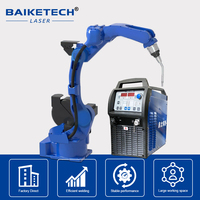 Machine de bras robotique de soudage MIG à grande vitesse 6 Aixs charge utile 10KG 1440mm bras 3D système de soudage Robot automatique pour le métal