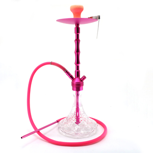 Conjunto de narguile de la mejor <span class=keywords><strong>calidad</strong></span> transfronteriza, nuevo diseño, shisha rosa de una sola manguera, conjunto de narguile de aluminio personalizado al por mayor - Product Image 6