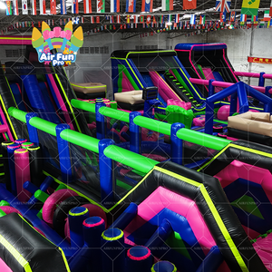 Scivolo Gonfiabile Ecologico in PVC per Parco a Tema, Castello Gonfiabile con Piscina di Palline, Grande Area Giochi - Product Image 3