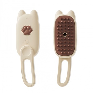 Cepillo de Lujo 3 en 1 Recargable <span class=keywords><strong>para</strong></span> Eliminar Pelo de Mascotas, Herramienta de Aseo con Vapor y Autolimpieza <span class=keywords><strong>para</strong></span> Gatos y Perros con Cerdas de Silicona - Product Image 6