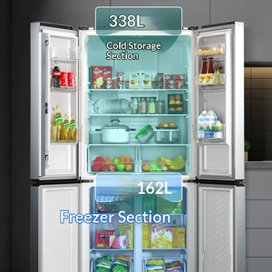 Refrigerador Eléctrico Galanz de 500L de Capacidad, Diseño de Puerta Cruzada, Sin Escarcha, Congelación Rápida, Modelo V500, Eliminador de Olores Grande, Control por Computadora - Product Image 4