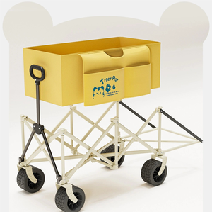 Chariot pliable tout-terrain YX-F1-30 Beach Grass <span class=keywords><strong>Master</strong></span> avec table, grand bac, base stable à 4 roues, 4 couleurs - Product Image 5