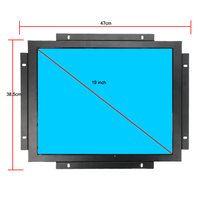 New 19 Inch 4:3 Aspect Ratio USB Touch Screen Monitor with Resistive Touch