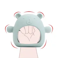 Chaîne de sucette personnalisée en forme d'animal, perles de maintien en silicone de qualité alimentaire, anneaux de dentition pour bébé à mâcher