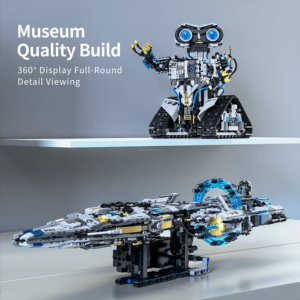 Ensemble de robots spatiaux pour enfants, 1468 pièces, blocs de construction STEM, robots mécaniques électroniques <span class=keywords><strong>3D</strong></span>, <span class=keywords><strong>puzzle</strong></span> créatif, modèle à assembler - Product Image 4