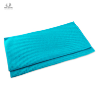 Serviette microfibre gaufrée ISO9001 Premium pour intérieur de voiture, sans traces, bord surjeté, 400 g/m², 40x40 cm, pour l'entretien automobile