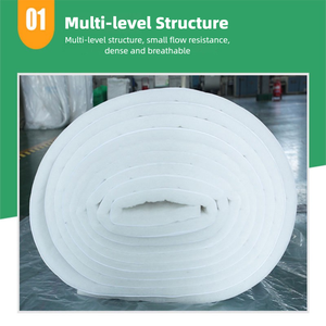 전문가용 F5 600G 천장 필터 매체 도장 부스 루프 필터 자동차 스프레이 부스 천장 필터 - Product Image 3