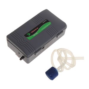 Bomba de aire portátil para acuario, tanque de peces con batería, aireador de oxígeno con piedra - Product Image 1