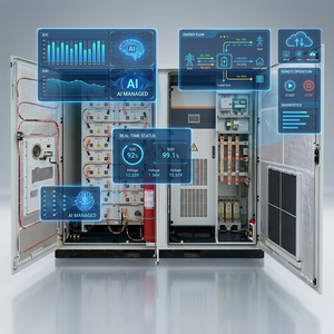 Split Type Cabinet LiFePO4 Battery <b>Energy</b> <b>Storage</b> <b>System</b> Built in PCS BMS Air Cooling PV Grid Backup Power - Product Image 3