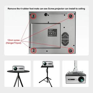 Proyector Android 2026 con 2 GB de RAM, Altavoz y Bluetooth, Smart Full HD 4K, Proyector de Video para Cine en Casa - Product Image 6