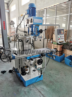 Machine de perçage et de fraisage universelle de haute précision ZX6350Z, conique de broche ISO40, tension 220V/380V, tête de fraisage pivotante, usage moyen