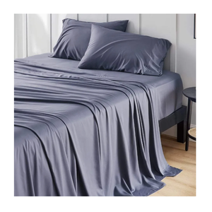 Luxury Customized 100% Cotton Fiber <b>Duvet</b> <b>Cover</b> Set Organic Quilts Plain Bed Sheets Linen Viscose Lyocell for Hotels Quality - Product Image 4