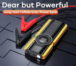 20000 мАч портативный автомобильный пусковой усилитель, литиевая батарея, воздушный компрессор, Накачка шин, 12 В, 24 В, светодиодный аварийный комплект, 2500A - Product Image 5