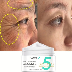 Crema Facial con Retinol Activo <span class=keywords><strong>VOVA</strong></span> 30ml Suaviza Arrugas Instantáneamente Reafirmante Ingredientes Orgánicos Limpios - Product Image 2