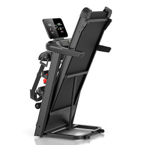 Cinta de correr eléctrica plegable de 115x42cm, equipo de fitness para el hogar con pantalla digital para ejercicios cardiovasculares - Product Image 1