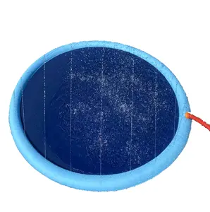 Wholesale Eco-friendly Dog Sprinkler mat Water Play Swimming Pool pet cooling mat Inflatable Splash Play Mat For Pets