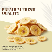 Tranches de bananes lyophilisées FD sans sucre de haute qualité