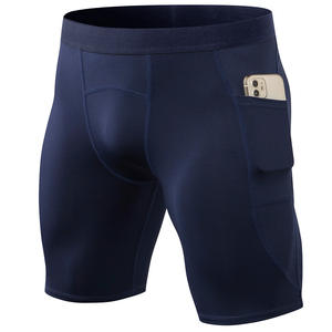 Pantalones Cortos Deportivos Ajustados para <span class=keywords><strong>Hombre</strong></span>, Pantalones de Entrenamiento de Secado Rápido con Bolsillos, Pantalones Cortos Deportivos Transpirables y Elásticos para Correr - Product Image 6