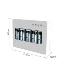 Purificateur d'eau alcaline domestique à ultrafiltration 5 étapes pour comptoir, machine de filtration UF pour usage commercial