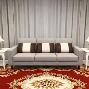 Alfombra Tejida Wilton de Fábrica al por Mayor, Hecha a Máquina, Antimanchas e Impermeable para Dormitorio y Uso Doméstico - Product Image 1