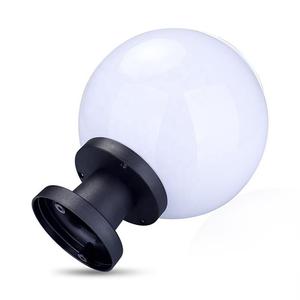 IP65 Waterproof Security LED Solar Globe Lamp Alumínio Stainless Steel Gate Post para Outdoor Garden Plastic LED Pillar Lights - Product Image 3