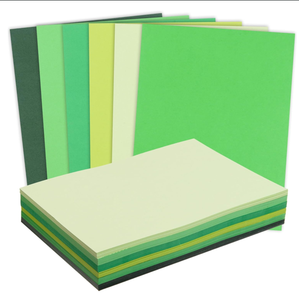 70 fogli di carta <span class=keywords><strong>verde</strong></span> 7 colori 8.5 ''X 11'' 250gsm carta pesante con rivestimento in resina <span class=keywords><strong>verde</strong></span> serie - Product Image 1