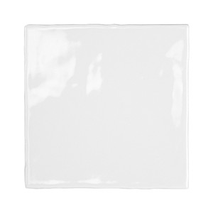 Piastrella Creta-13 Bianco Lucido 13x13 Cm con Bordi Irregolari Spessore 9 Mm - Product Image 4