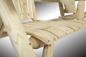 <span class=keywords><strong>Banc</strong></span> <span class=keywords><strong>de</strong></span> <span class=keywords><strong>jardin</strong></span> <span class=keywords><strong>en</strong></span> cèdre moderne Love Seat, chaise tete-a-tete <span class=keywords><strong>en</strong></span> bois naturel pour patio extérieur et véranda intérieure - Product Image 4