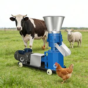 Machine à granulés d'aliments pour animaux de haute productivité pour poulets et vaches, 100 kg/h, moteur électrique en fonte, granulateur d'aliments - Product Image 4