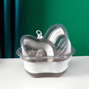 Lavabo portátil plegable espesar <span class=keywords><strong>turismo</strong></span> agua de lavado plegable baño de pies lavabo de compresión lavabo de pies de viaje - Product Image 4