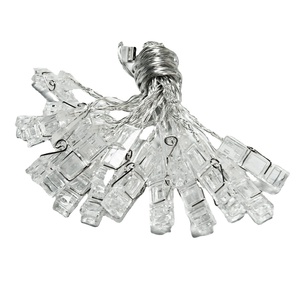 Festival fête de mariage noël anniversaire <span class=keywords><strong>Photo</strong></span> Clip LED <span class=keywords><strong>guirlande</strong></span> <span class=keywords><strong>lumineuse</strong></span> <span class=keywords><strong>à</strong></span> piles rideau fée lumières <span class=keywords><strong>guirlande</strong></span> - Product Image 4