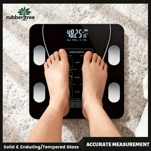 전자 체지방 측정기 체중계 LED 디스플레이 강화유리 가정용 배터리/충전식 스마트 체중계 OEM/ODM 맞춤형 - Product Image 3